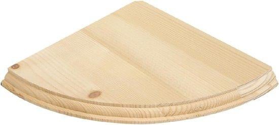 Anika Houten Hoekplanken Wandplank Set Bruin