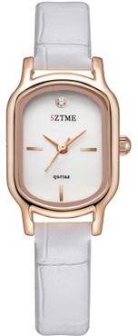 Fusion Finds Peacock Green Women's Quartz Watch Elegant Casual Fashion Wrist Watch For Women white