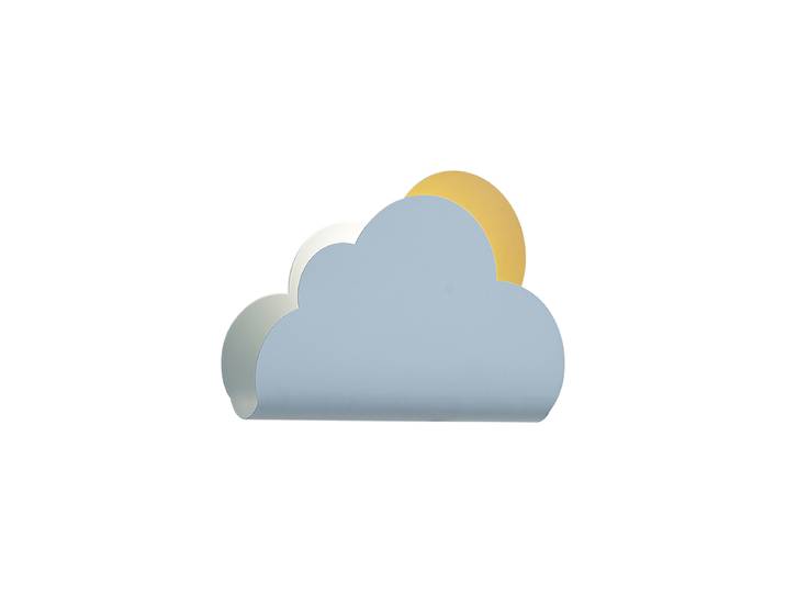 Applique murale pour enfants Nuage bleu avec soleil - Cloudy