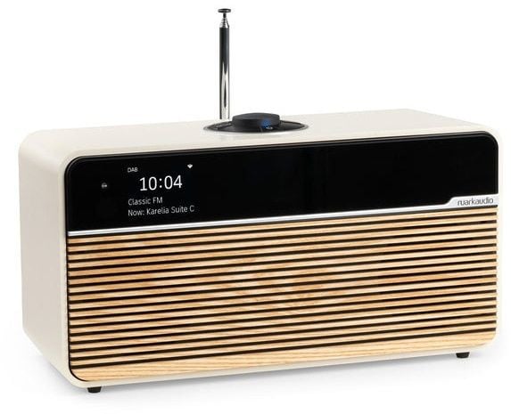 Ruark Audio R2 MK4 Alles-in-1 stereo hifi radio muzieksysteem - DAB+ FM Bluetooth - Licht Crème