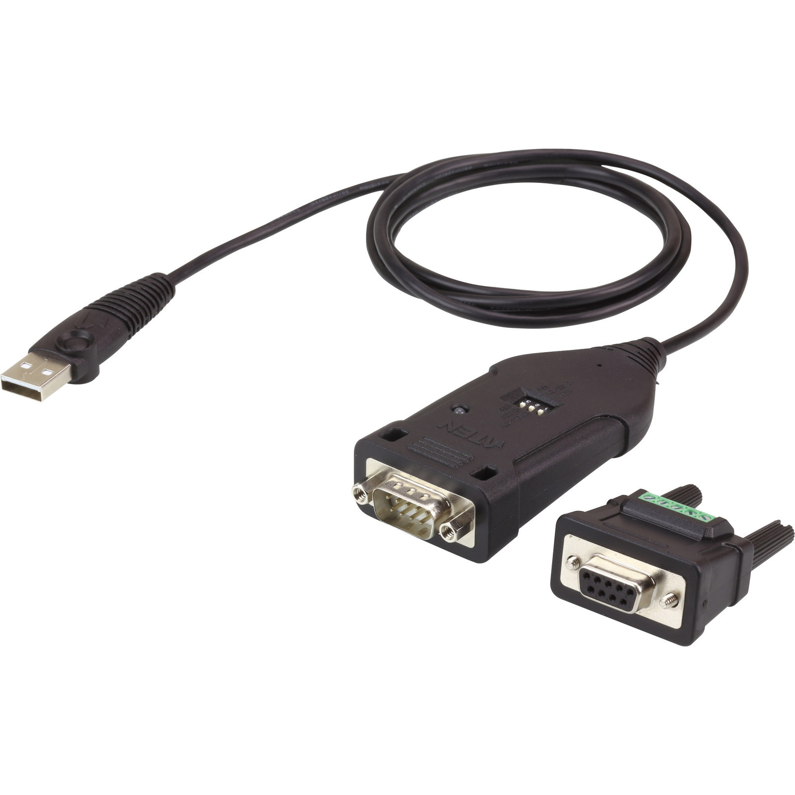 ATEN USB-adapterkabel UC485, USB-A naar RS-422 / 485