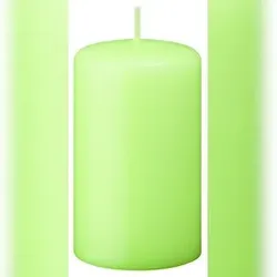 Kopschitz Kerzen 4er Adventskerzen, Adventskranz Kerzen Set Kiwi 12 x Ø 5 cm