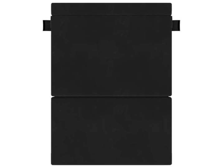 KTHLBRH Klappsofa schwarz 152 x 86,5 x 60 cm Stoff 100% Polyester, atmungsaktiv, 2-in-1-Funktion, Bezug mit Reißverschluss, waschbar, platzsparend