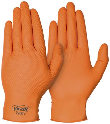 Vigor V6436-L Nitril Arbeitshandschuh Größe (Handschuhe): L 100St.