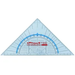 Kum, Lineal, Geometrie-Dreieck (22 cm)