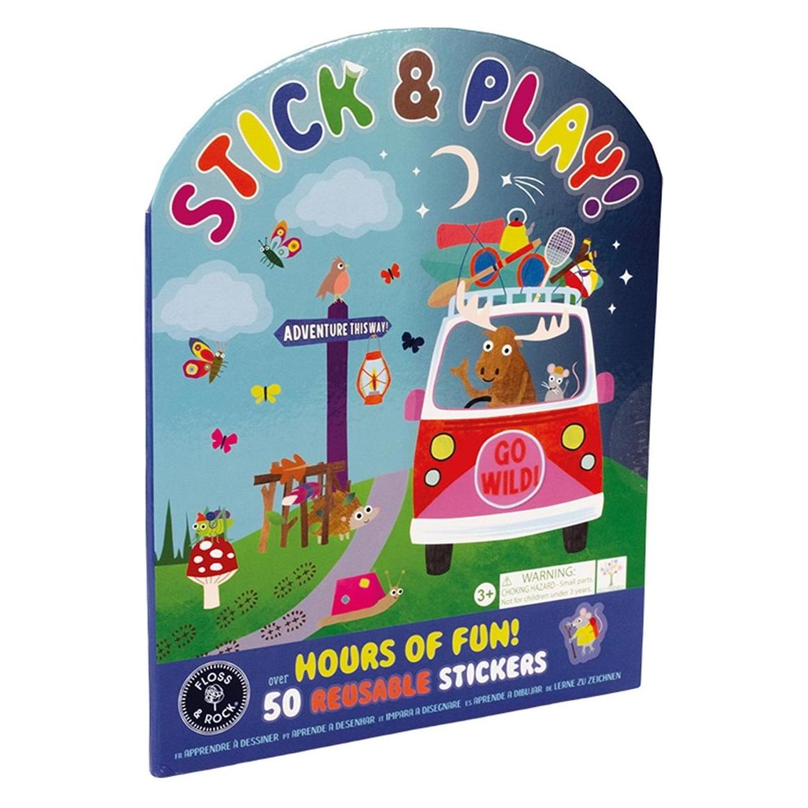 Rock FLOSS & - Stick & Play Adventure - (48P6037) (50 Sticker) (48P6037)