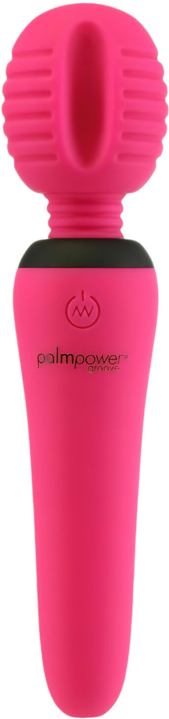 Palmpower Groove - Massage Vibrator - Genopladelig - Pink