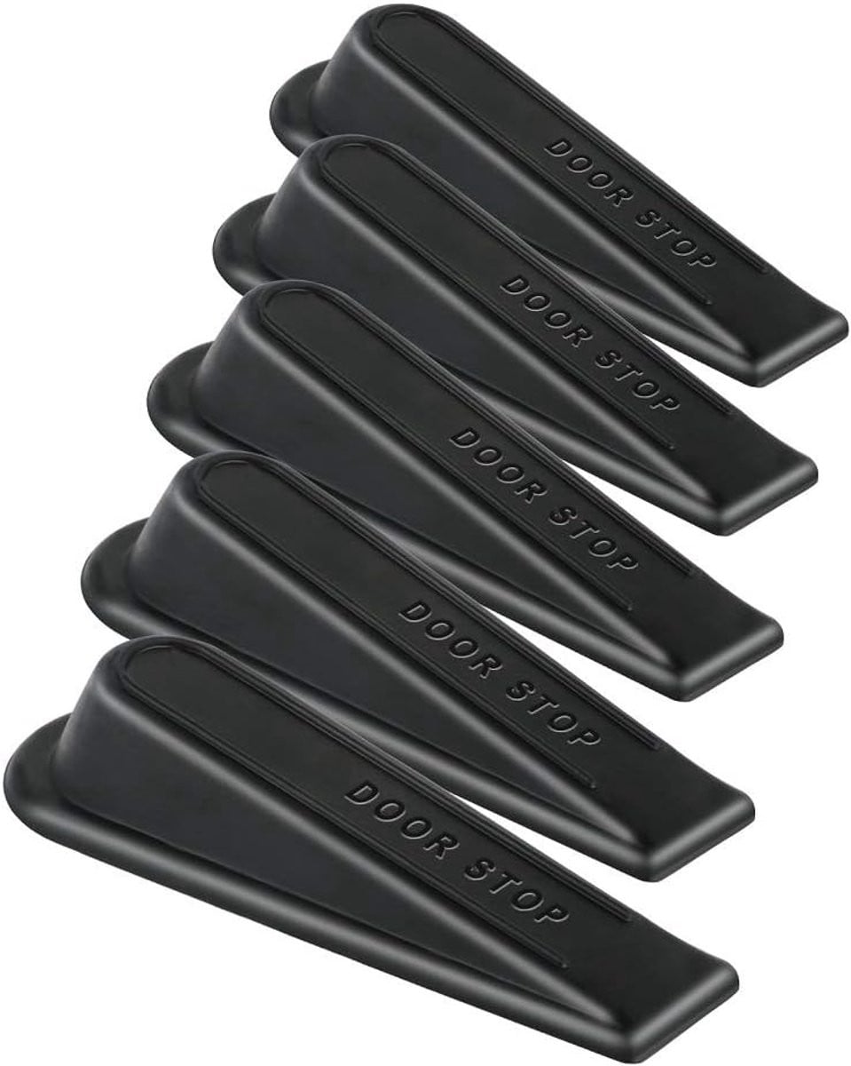 Set van 5 rubberen deurstoppers met antislip ontwerp
