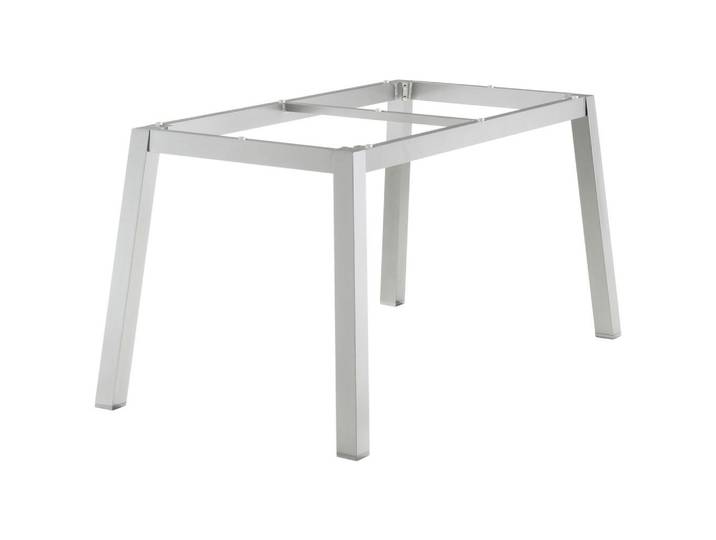 Sieger Gartentischgestell, Graphitfarben, Metall, eckig, 90x73x160 cm, Gartenmöbel, Gartentisch, Tischsysteme Outdoor, Gartentischgestell