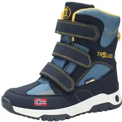 TROLLKIDS Kids Lofoten Winter Boots, Größe 30 in Blau steel blue