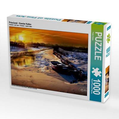 CALVENDO Puzzle Friesland - Vareler Hafen | 1000 Teile Lege-Größe 64x48cm Foto-Puzzle für glückliche Stunden