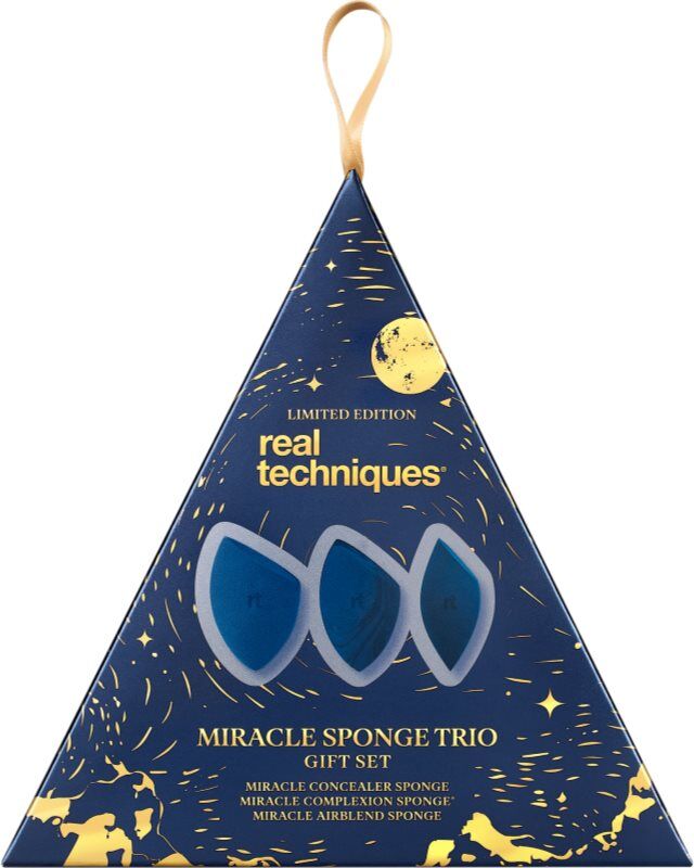 Real Techniques Holiday Miracle Sponge Trio set of make-up sponges