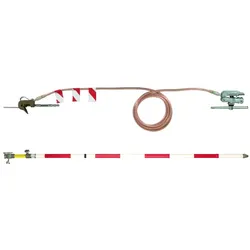 Dehn 750214 Bahnerdungsvorrichtung für Oberleitungen (profilfrei) m. Ratsche u. Haken -SET- BEV OL PF V2 K BEVOLPFV2K
