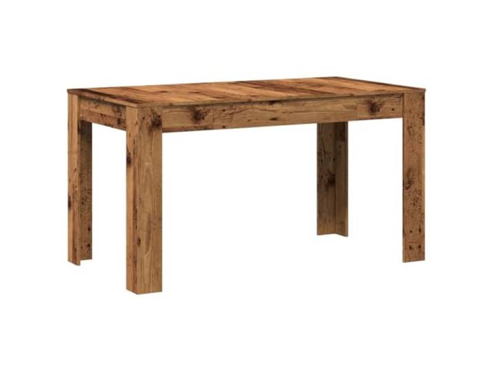 Makastle Esstisch Altholz-Optik 140x74,5x76 cm Holzwerkstoff