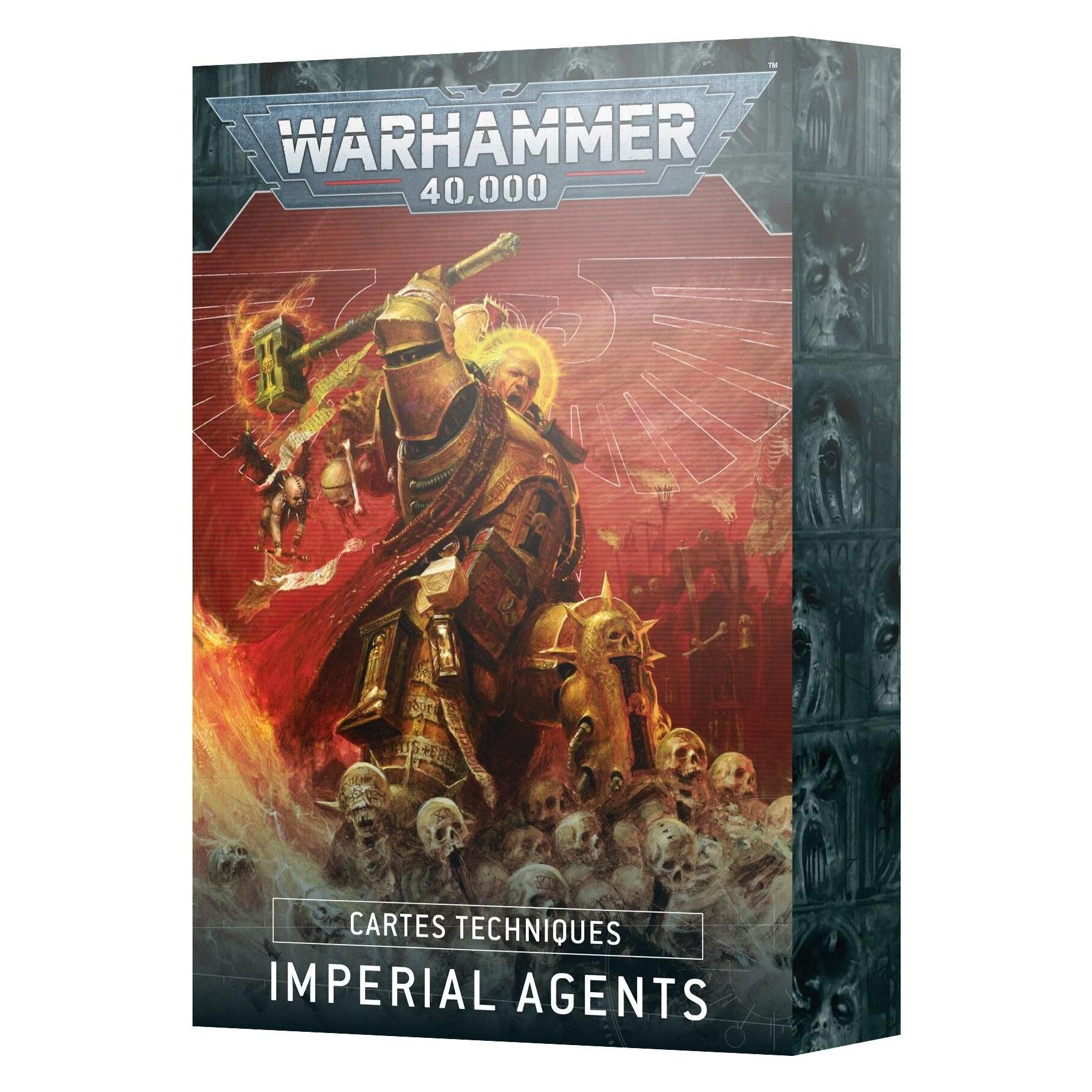 Games Workshop Warhammer 40k - Datacards V.10 Agents Imperiaux (Fr) (Karton) (01050108011)