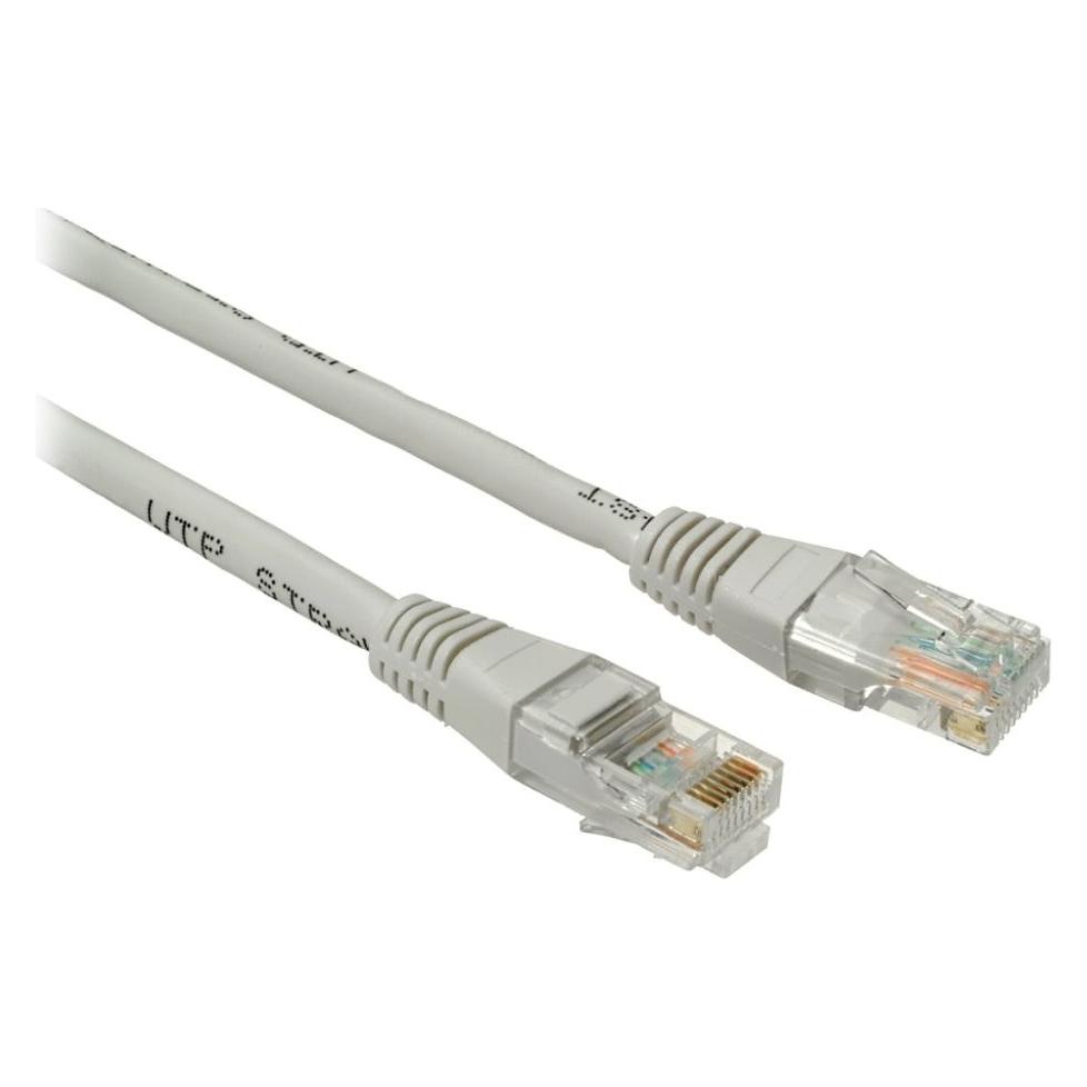 Solarix UTP CAT6 2 m, nicht verhedderungssicher / Patchkabel / RJ45-RJ45 / grau (UTP, CAT6, 2 m) (C6-155GY-2MB)