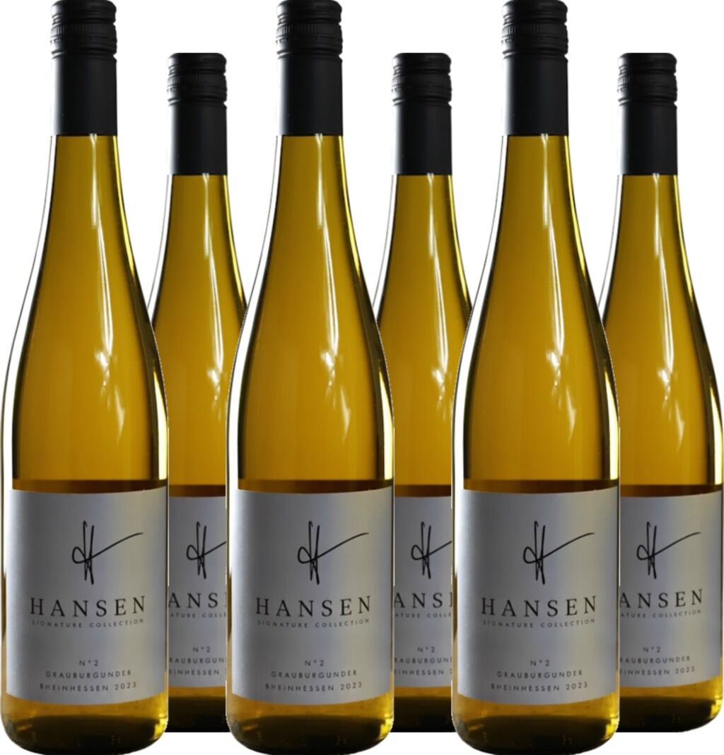 6er Vorteilspaket Signature Collection N°2 Grauburgunder  Hansen