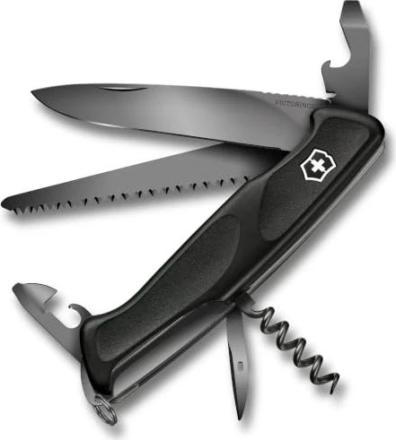 VICTORINOX Taschenmesser RANGER GRIP 55 ONYX BLACK