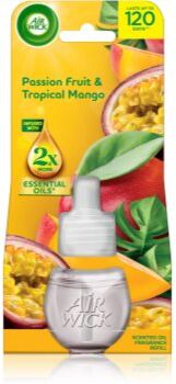 Air Wick Essential Oils Electric Passion Fruit & Tropical Mango recarga para difusor elétrico 19 ml. Essential Oils Electric Passion Fruit & Tropical Mango