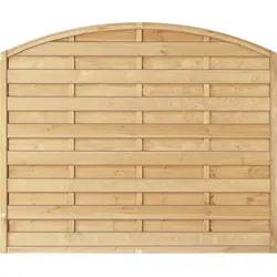 T&J MAXI BOGEN Lamellenzaun 180 x 150/130 cm