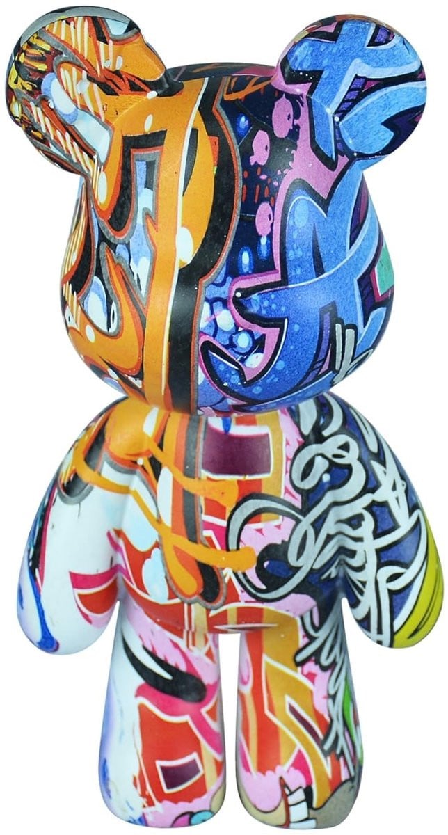 Omgoods Abstract beer beeldje van resin - Dierensculptuur voor jouw huisdecoratie