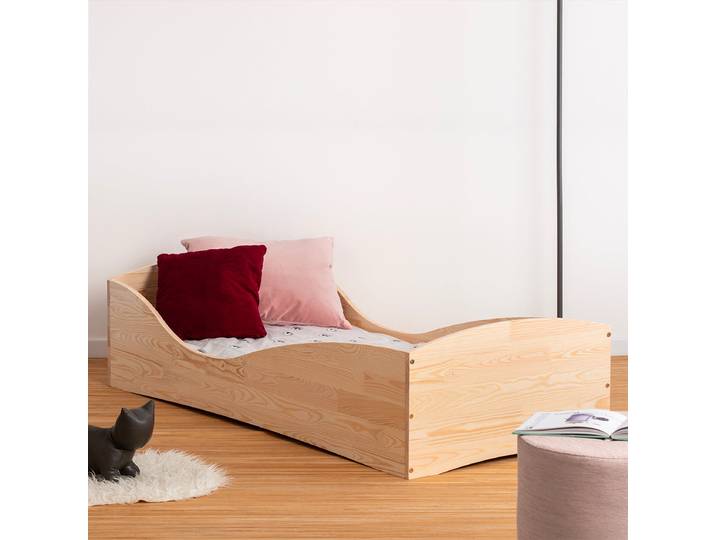 Lit 70x140 sommier inclus Zoé Bois