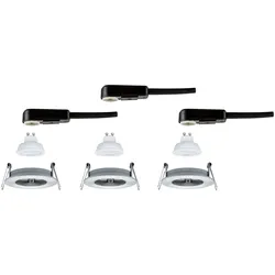 Paulmann, Einbauleuchte, 92309 Nova LED-Einbauleuchte GU10 4.9 W Aluminium (gedreht) (GU10, Aluminium, Kunststoff)
