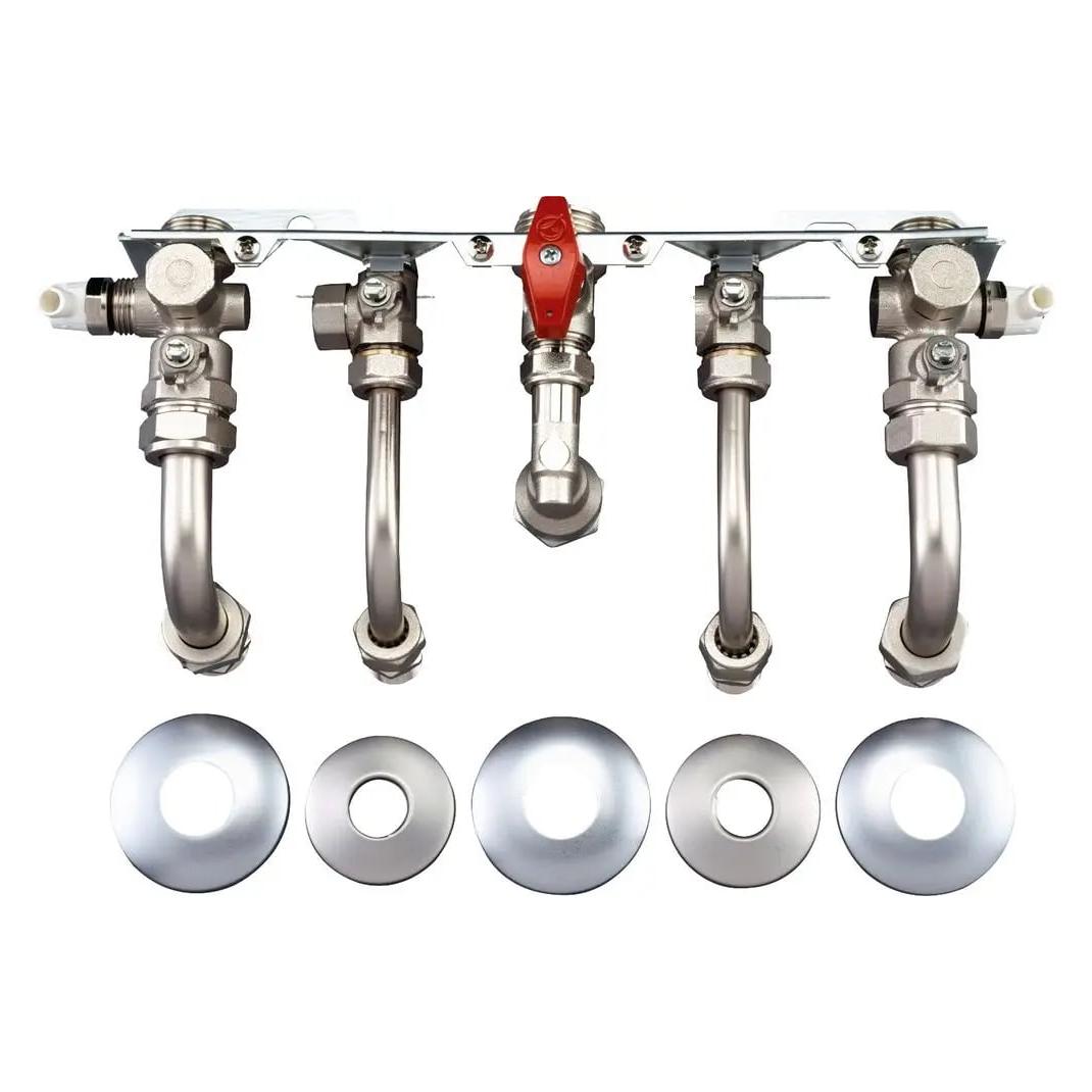 Bosch Home Comfort Thermotechnik GmbH Montageanschlussplatte Typ 992 für Erd- und Flüssiggas Unterputzmont (7719002373)