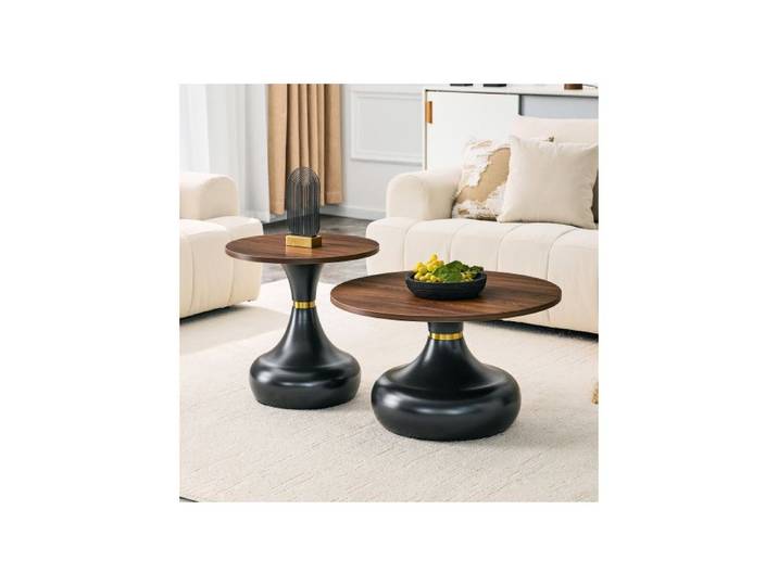 Table basse ronde élégante Design contemporain Idéale pour salon Appartement et espace détente