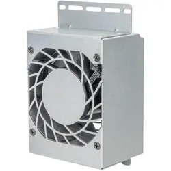 Silverstone SST-RAC45-FC-801 - External Fan Cage with adjustable mounting position for enhanced cool (ATX), PC Gehäuse, Silber, Schwarz
