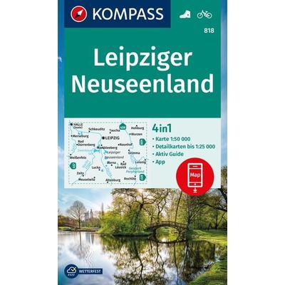 KOMPASS Wanderkarte 818 Leipziger Neuseenland 1:50.000, Sonstige von , KOMPASS Freytag & Berndt, 978-3-99121-442-7