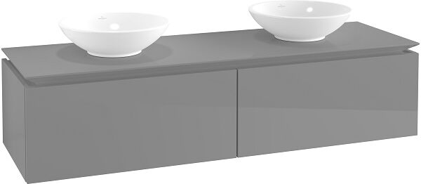 Villeroy und Boch Villeroy & Boch Legato Villeroy & Boch vasque B67600FP 160x38x50cm, Glossy Grey