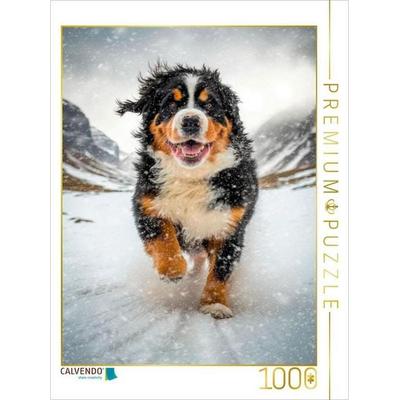 CALVENDO Puzzle Endlich Schnee | 1000 Teile Lege-Größe 64x48cm Foto-Puzzle für glückliche Stunden