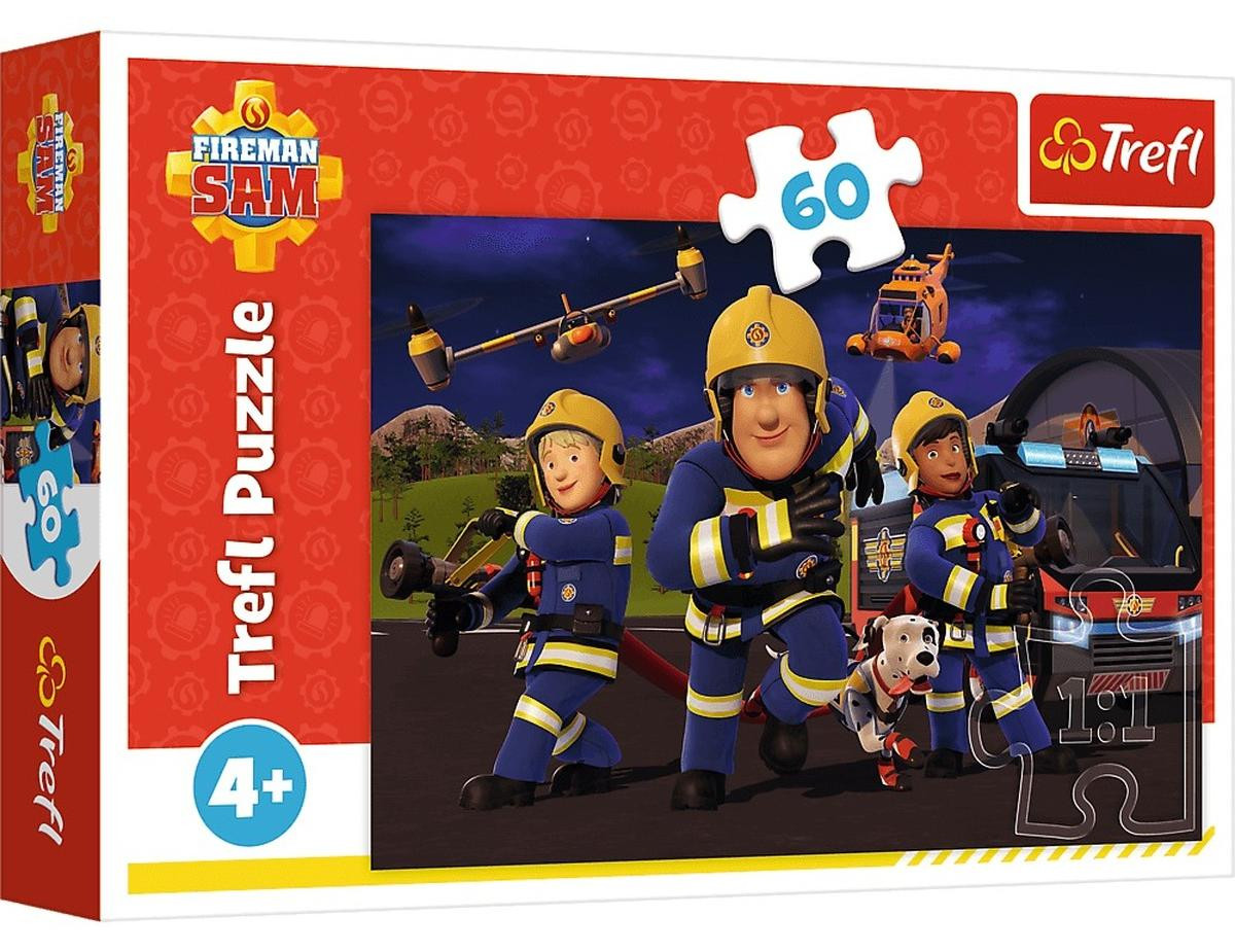 Trefl Legpuzzel 60 stukjes Brandweerman Sam 17413