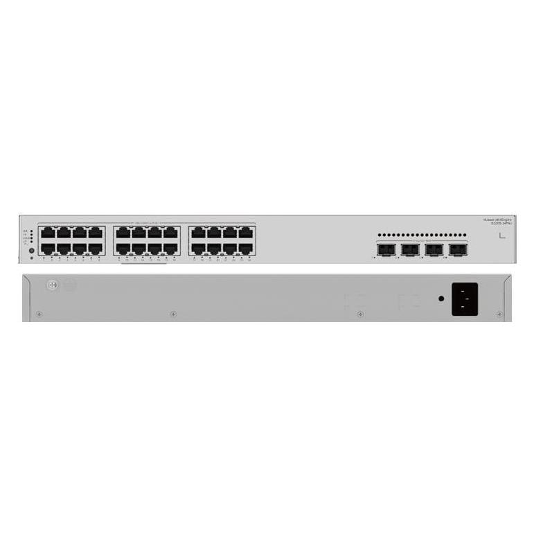 Huawei Data Communication S220S-24P4J S220S-24P4J S220S-24P4J 24x10/100/1000BASE-T ports 400 W PoE+ (24 Ports) (98012516)