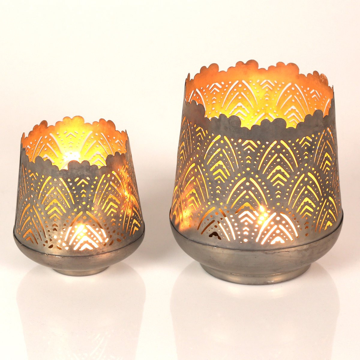 Casa Moro Oosterse lantaarn Lucca set van 2 voor tealights