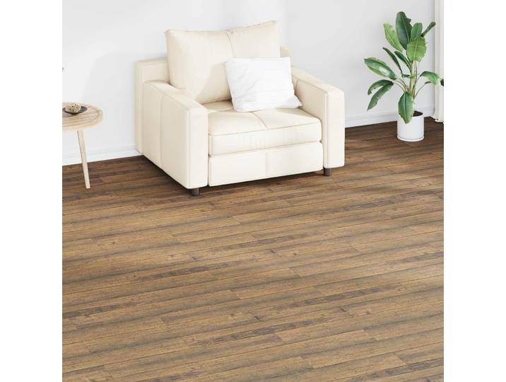 vidaXL Bodenplanken Walnussbraun 2,51 m² 18 Stk. PVC