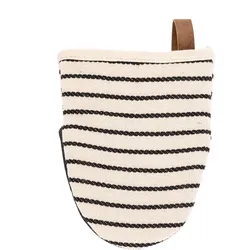 Tiseco Sherlock, Backhandschuhe + Topflappen, Schwarz, Weiss