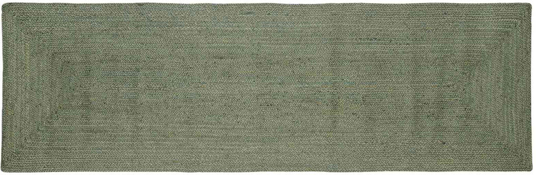17 Stories Area Rug Olive Green Runner 6'8" x 25'