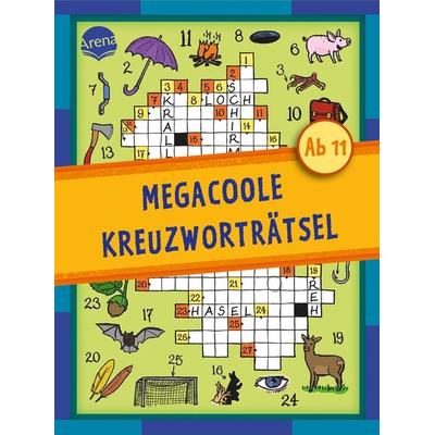 Megacoole Kreuzworträtsel, Taschenbuch von Stefan Haller, Arena, 978-3-401-71825-5