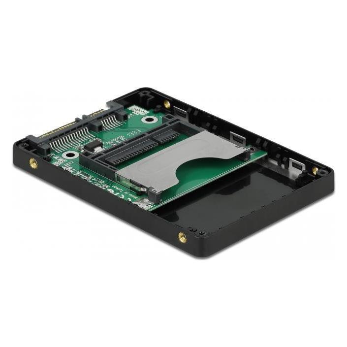 Delock Kartenleser - 6,4 cm (2,5 Zoll) (CFast Card Typ I, CFast Card Typ II) (SATA) (91750)