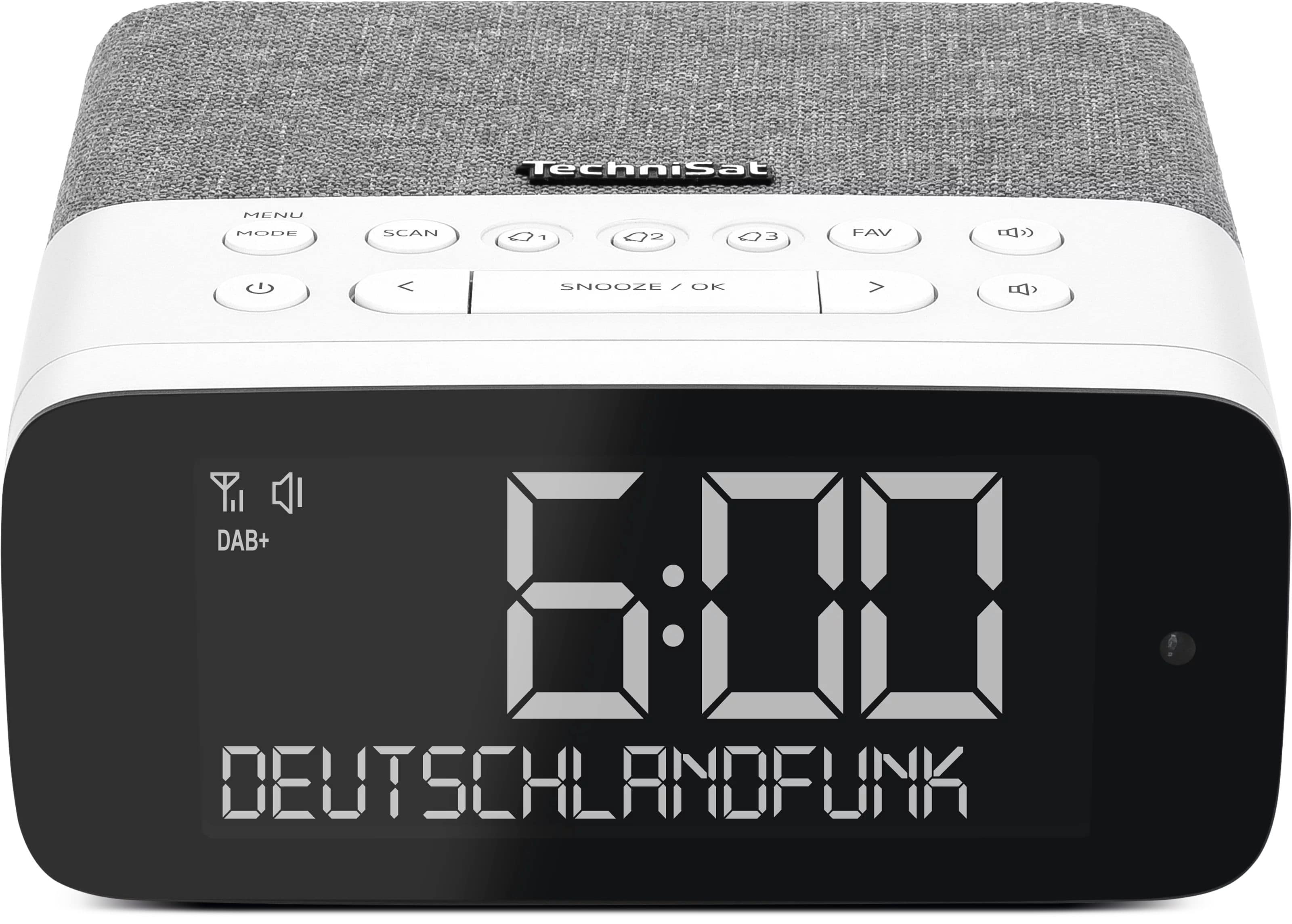 TechniSat DigitRadio 52 ASA DAB+/UKW Radio Bluetooth (Grau/Weiß) 0000/3982