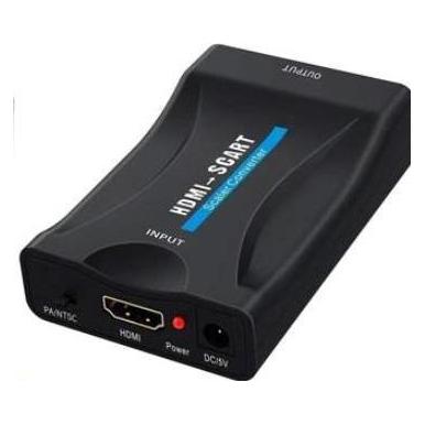 PremiumCord Konverter HDMI 1 auf SCART 080P mit 230V-Stromversorgung (Kamera Konverter) (khscart03)