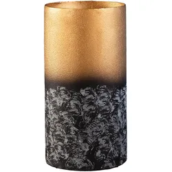 riess-ambiente Vase ABSTRACT - 30cm gold Metall Patina handmade