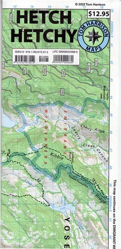 Hetch Hetchy (Californie)   Tom Harrison Maps