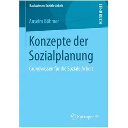 Konzepte der Sozialplanung, Fachbücher von Anselm Böhmer