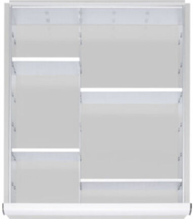 Kit de compartimentage STIER pour tiroirs avec hauteur de façade de 120-150mm, 1x4 parois de séparation (905387)