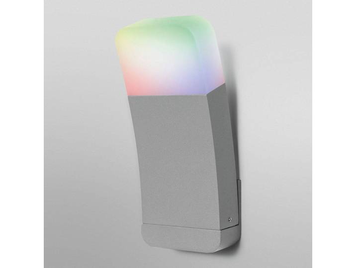 LEDVANCE SMART+ WiFi Curve RGBW silber Curve, dimmbar, alu / grau / zink, Aluminium, Modern, Wandlampe