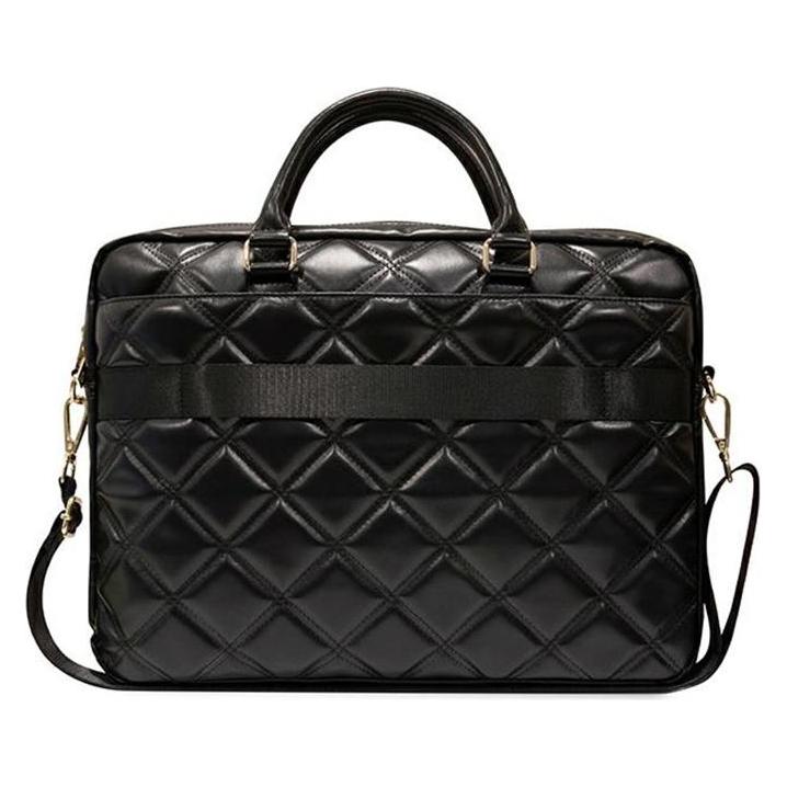 Guess PU Grained 4G Metal Logo Computer Bag 15/16 - black (16") (GUCB15ZPSQSSGK)