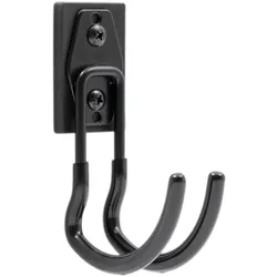 2x Supermagnete, Magnet, Magnethaken gummiert mit U-Doppelhaken gross (1x)